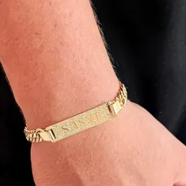 PULSEIRA PERSONALIZADA GRUMET DUPLA JESUS