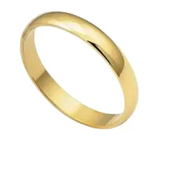 ALIANÇA FINA FOLHEADA EM OURO 18K