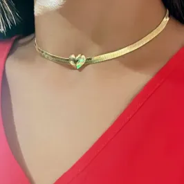 CHOCKER FITA COM CORAÇÃO CHOCKER FITA COM CORAÇÃO