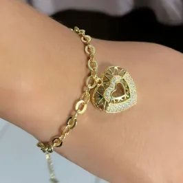 PULSEIRA ELO AMERICANA GROSSA PULSEIRA ELO AMERICANA GROSSA