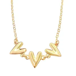 CHOCKER 3 CORAÇÕES FOLHEADA EM OURO 18K CHOCKER 3 CORAÇÕES FOLHEADA EM OURO 18K