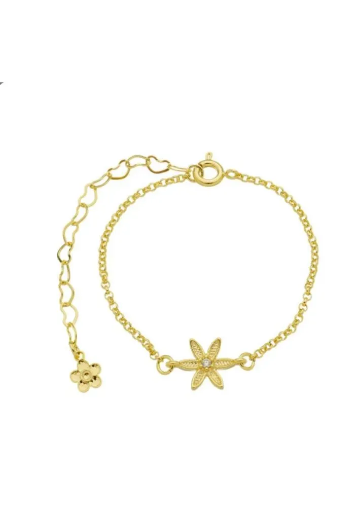 PULSEIRA JASMIM E PONTO DE LUZ ZIRCÔNIA